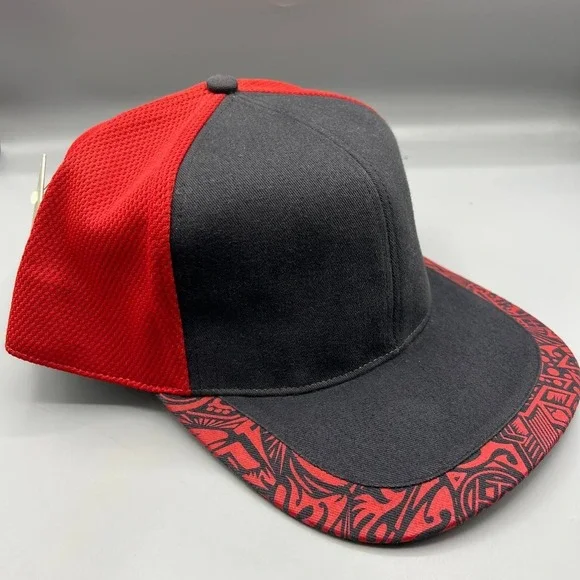 Air Jordan Hat Men 7 5/8 Black 20th Anniversary‎ Tribal Jumpman Fitted Cap New